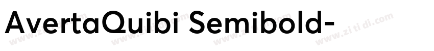 AvertaQuibi Semibold字体转换 AvertaQuibi Semibold字体转换